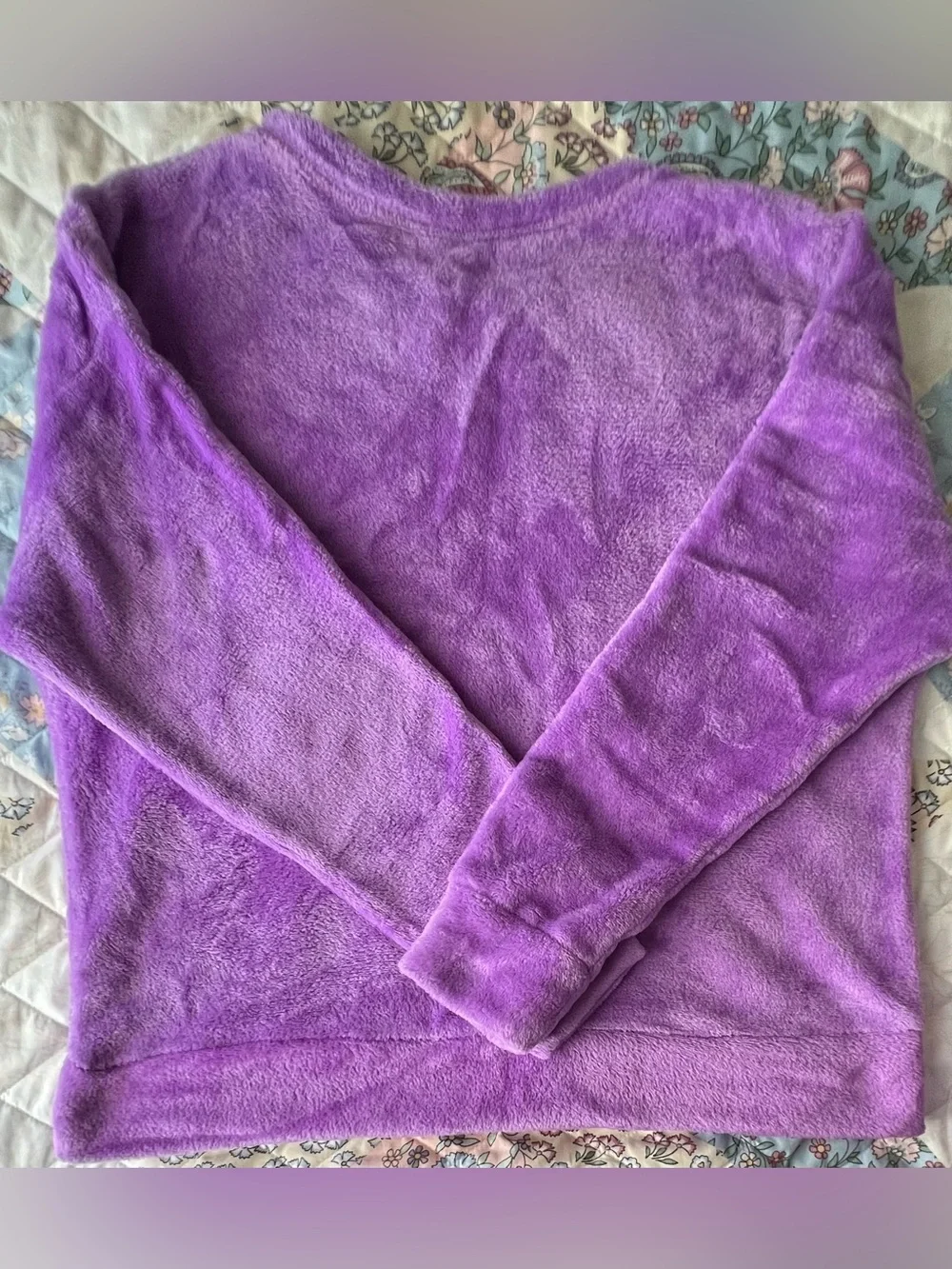 Justice Plush Pajama Set - Long Sleeve Top & Elastic Waist Pants